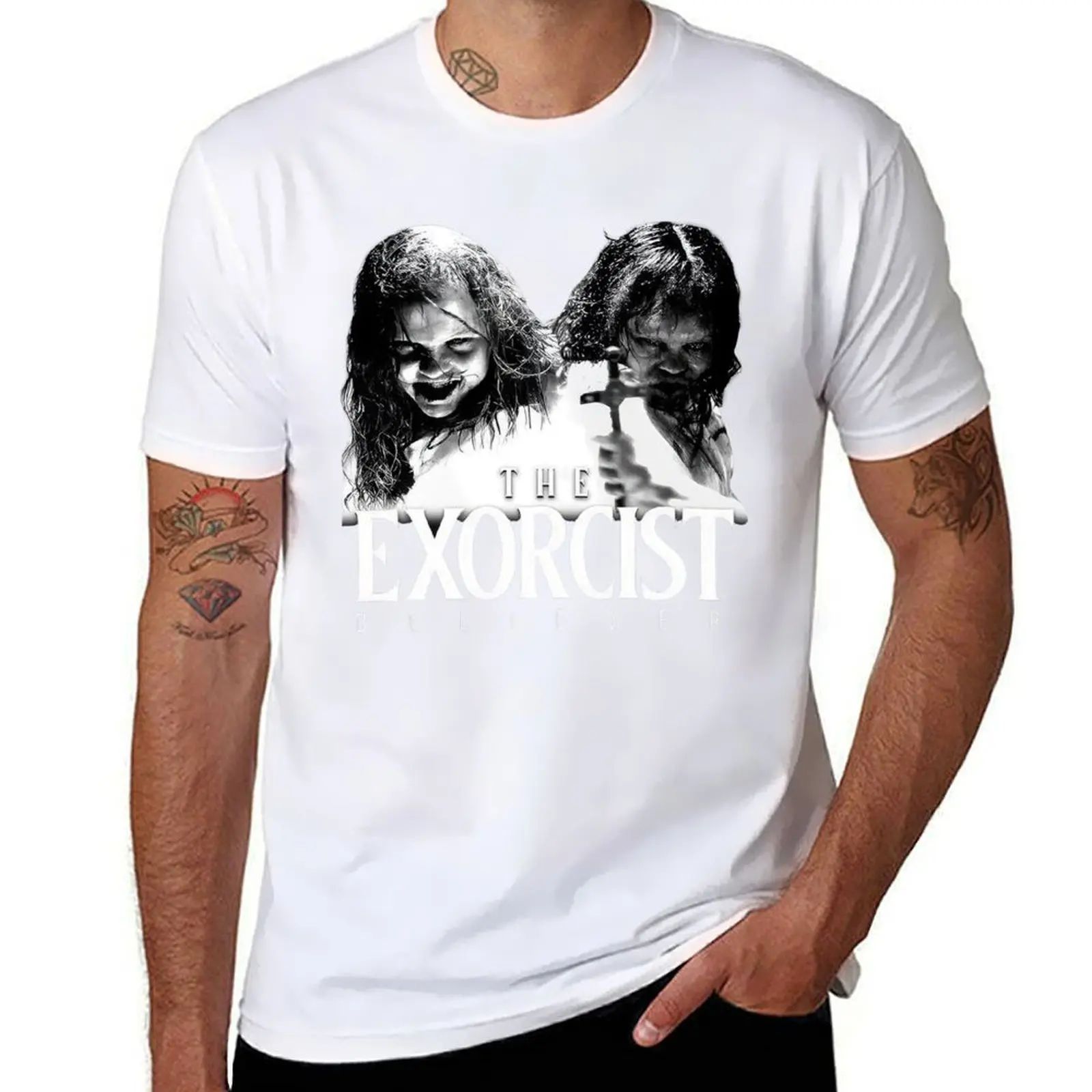

The Exorcist Believer Horror Movie T-Shirt printed t shirts for man g man t shirts for men T-Shirt