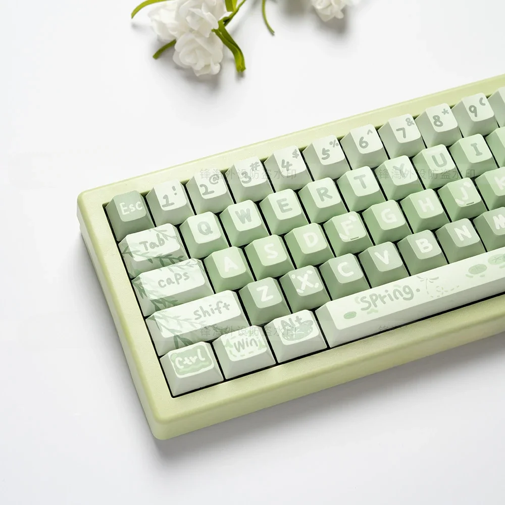 

Personalized and Creative PBT Sublimation Keycap Matcha Milk Green XDA Original Height 64 68 75 87 98