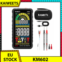 KAIWEETS KM602 Digital Multimeter 6000 Counts True-RMS Meter Smart Mode Manual Mode 1200mAh Rechargeable Battery Flashlight Auto