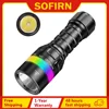 Sofirn SD08 3200lm 範囲 385 メートルダイビング懐中電灯強力な充電式 21700 水中ディープ懐中電灯 360 °   RGBインジケーター 1