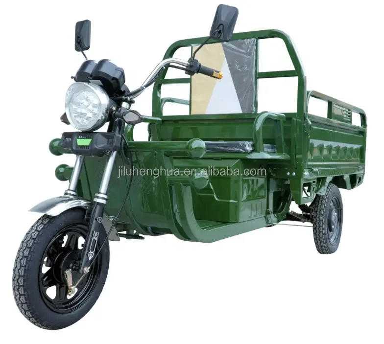 2024 Big Powerful Big Battery Express Delivery 3 Wheels Electric Tricycle For Cargo