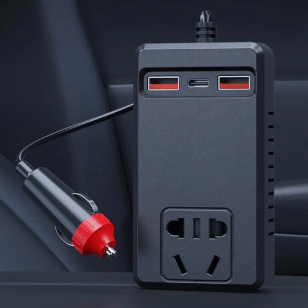 For Camping Input Voltage 10-28V 150W Inverter Multi Device Car Charger USB Charger Inverter Built-in Cooling Fan