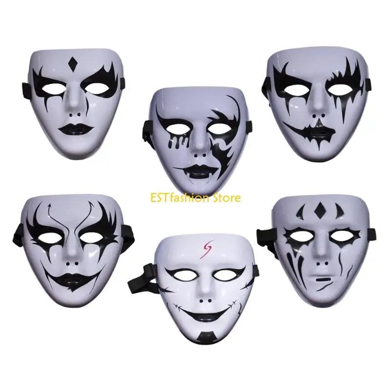 

Y5GC Full Face Street Dance Mask Masquerade Mask Demons Step Mask Cosplay Mask