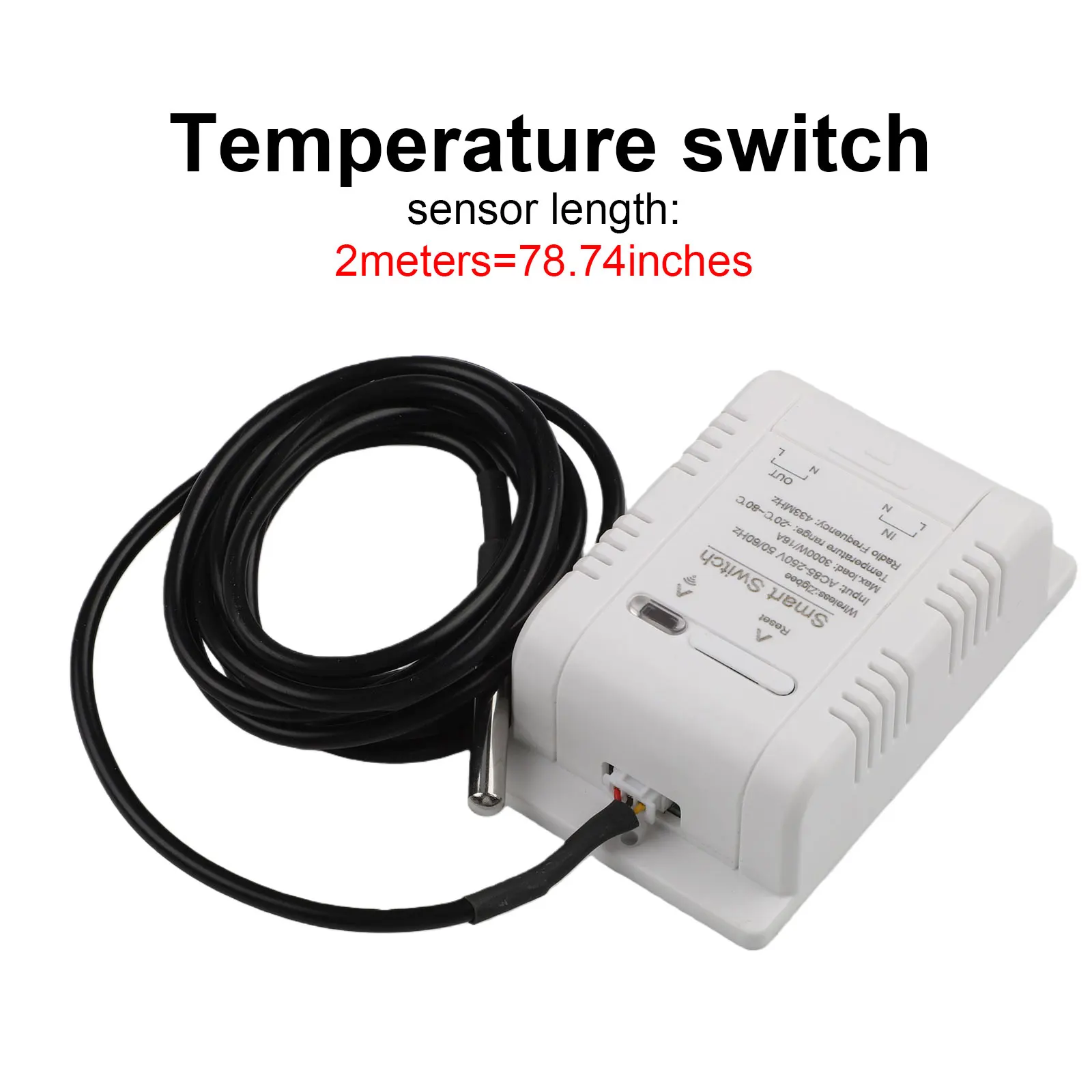 

For For Tuya For For Zigbee For Smart Thermostat 16A Temperature Humidity Sensor Voice Control Switch For Home Automation