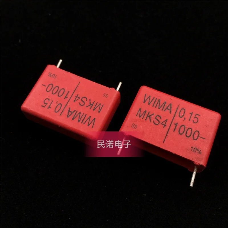 

5/10/50pcs German WIMA Film Capacitor MKS4 1000V 0.15UF 154 150N Pitch 22.5mm Audio passive capacitor