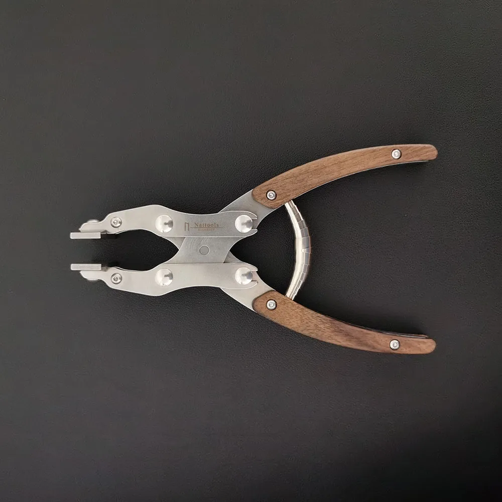 Leather Flat Pliers Stainless Steel Parallel Clamp Professional Handmade DIY LeatherCraft Tools