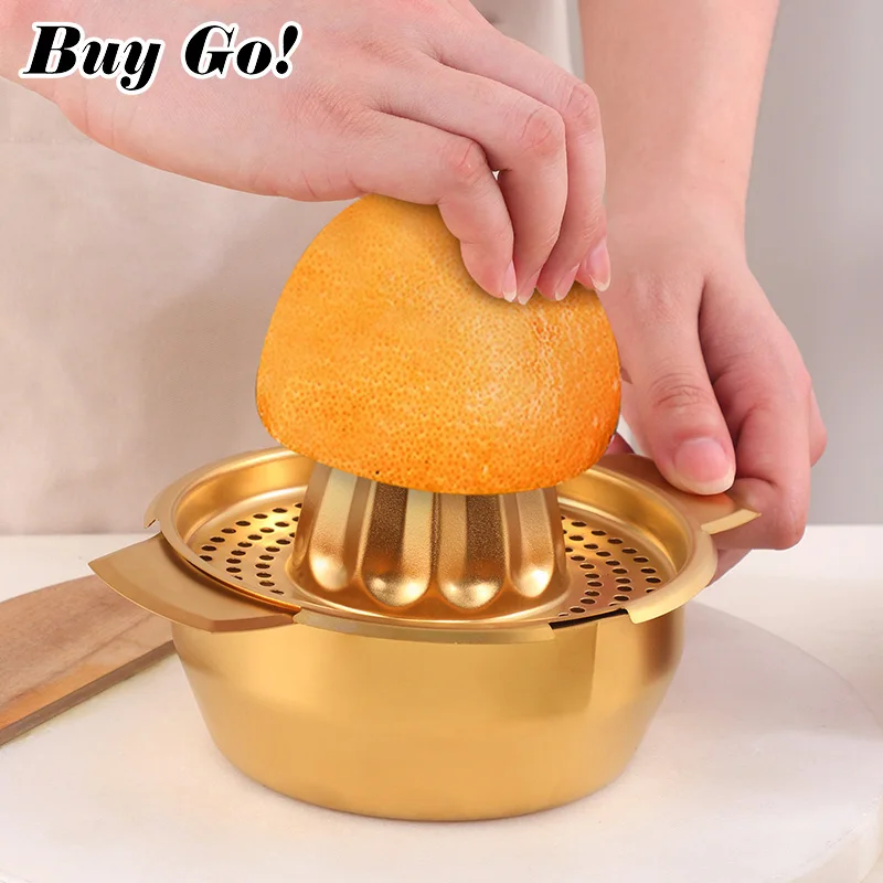 Portable Lemon Orange Manual Fruit Juicer 304 Stainless Steel Kitchen Accessories Tools Citrus Raw Hand Pressed Juice Maker