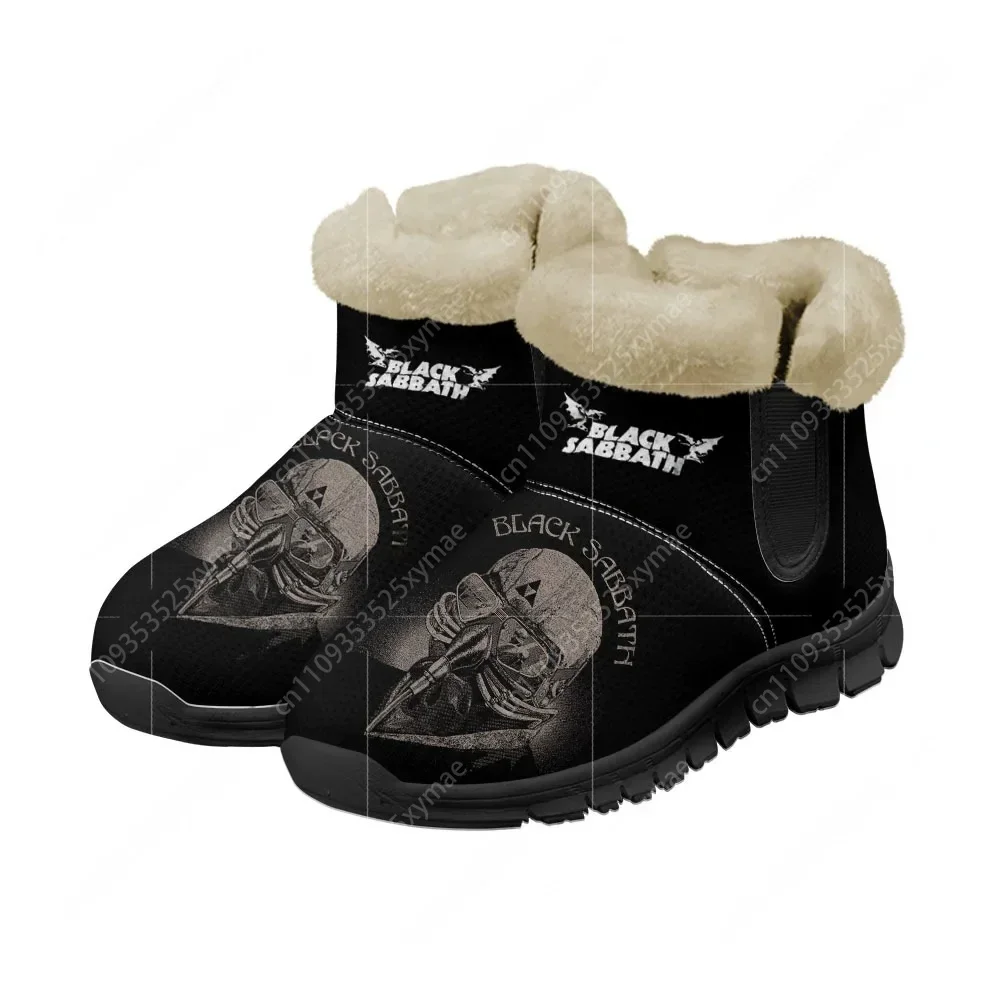 

Black Sabbath Rock Band Heavy Metals Snow Boots Mens Womens Shoe Keep Warm Fashion Casual Lightweight Couple Sports Sneakers
