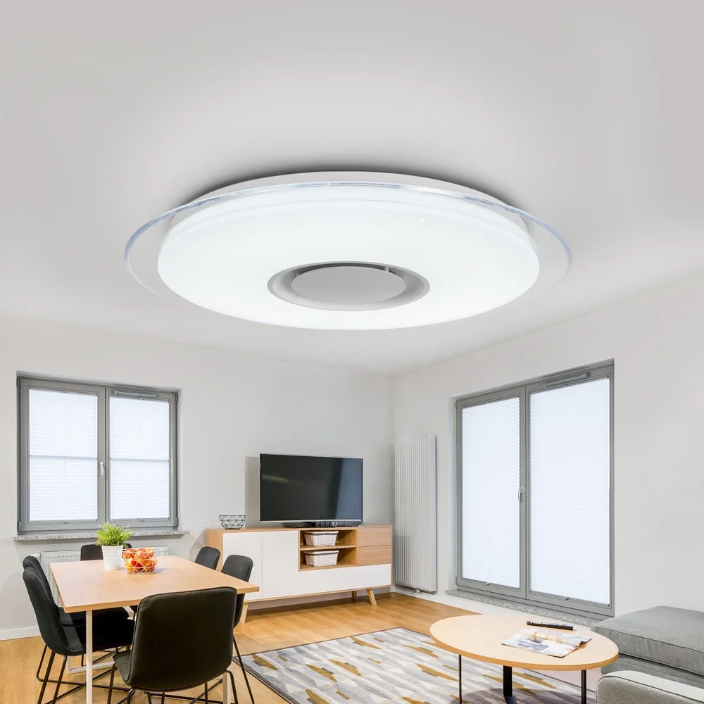 Modern LED ceiling Lights home lighting 36W 48W 52W 72W APP  Music light bedroom lamps Smart ceiling lamp
