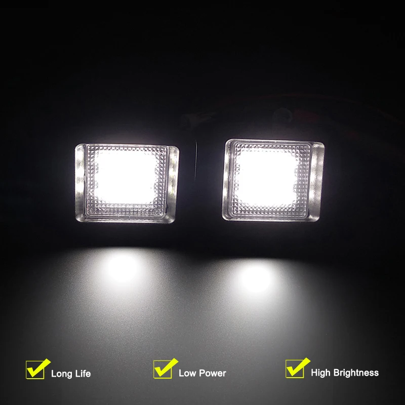 Lámpara de matrícula LED de 12V, montaje de luz blanca para Ford F150, F-150, 2015, 2016, 2017, 2018, 2019, 2020