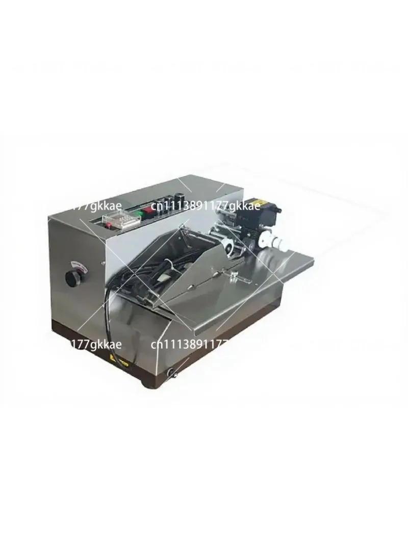Black Digital Continuous Inkjet Coder Automatic Batch Number Printing Machine for Production Date Coding