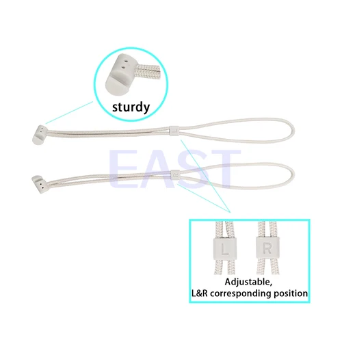 Imagen 2 del producto Nueva correa de mano VR izquierda derecha para Meta Oculus Quest 2 correas de muñeca controlador protector fijo anti-lanzamiento eslinga de muñeca