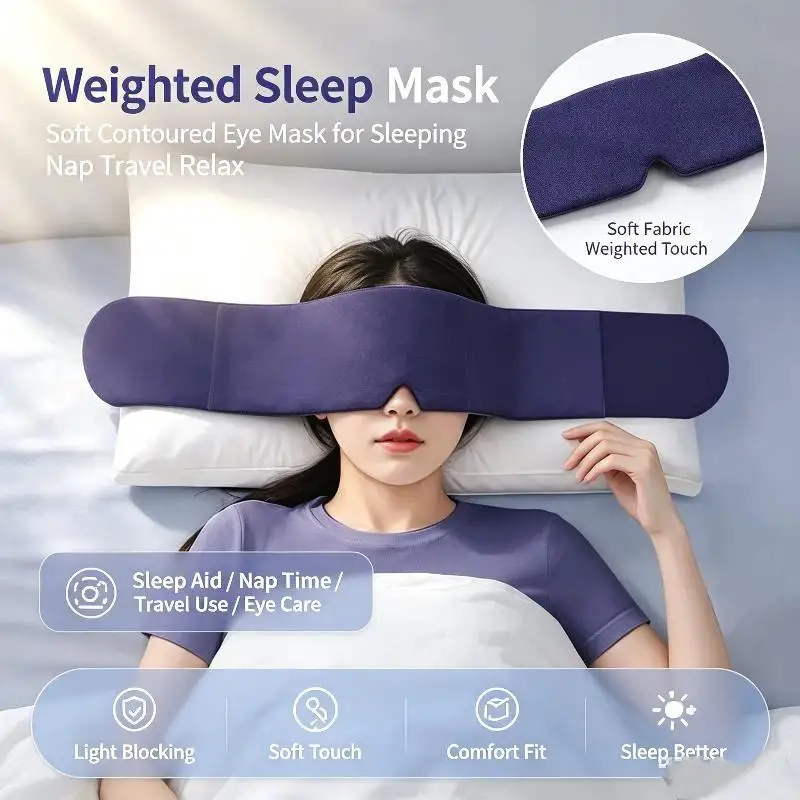Technology Gravity Deep Sleep Eye Mask Sleep Relief Eye Fatigue Sleeping Shading Double-sided Micro Pressure Gravity Eye Mask