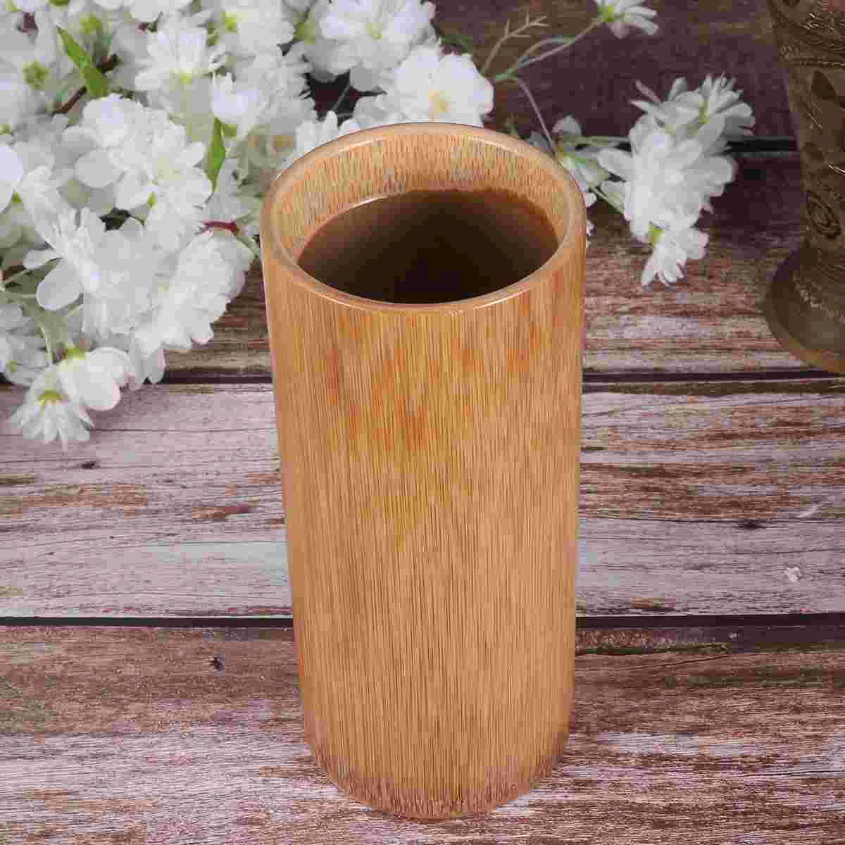 

20 CM Chopsticks Storage Barrel Bamboo Holding Rack Cutlery Tube Organizer Serving Utensils