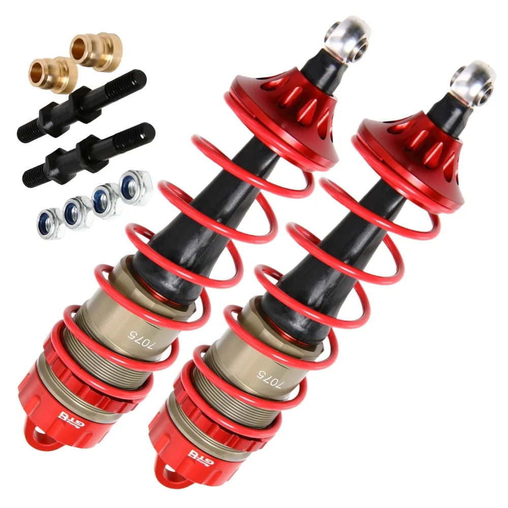 GTBRacing CNC Aluminum 7075 Front Rear Shock w/ Springs for 1/5 RC Car LOSI DBXL-E 2.0 Upgrade Part