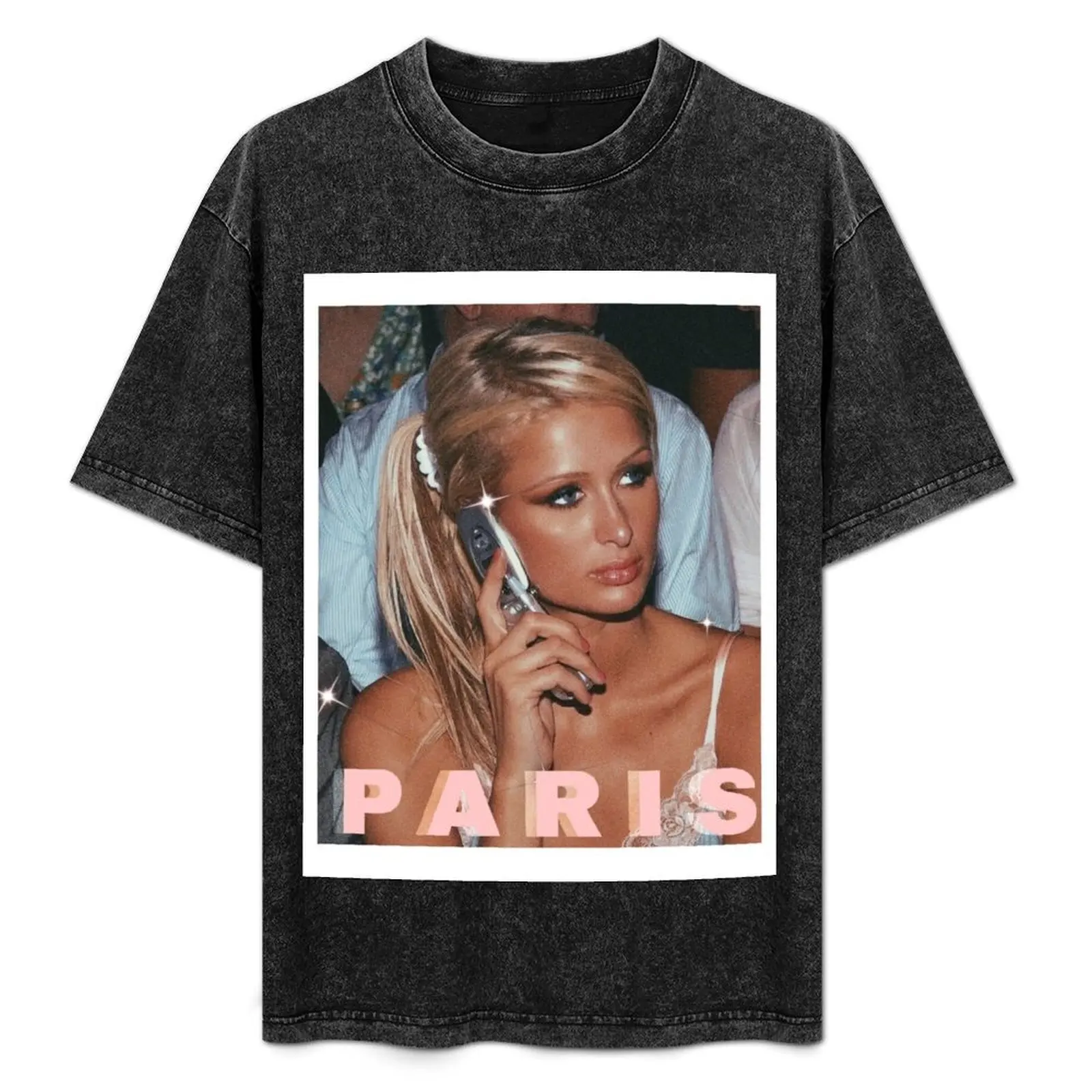 

paris hilton 90s aesthetic y2k pink T-Shirt Comfortable Work Wear Tee