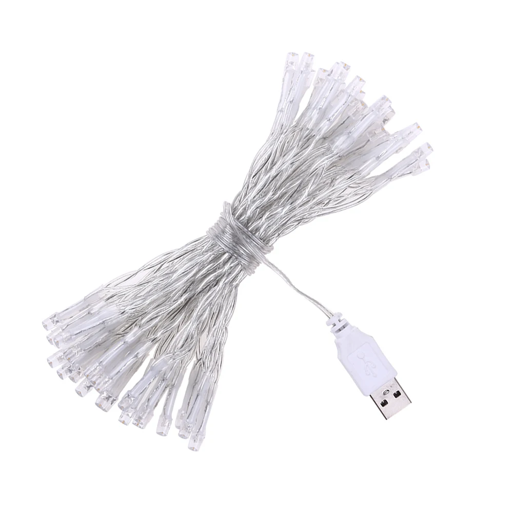 

USB Powered LED String Lights Decorative Colored Christmas for Home Garden Party Yard Festive Atmosphere Energy Saving Safe Low