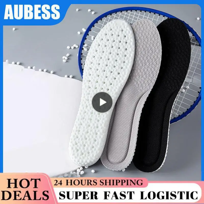 Sports Boost Iinsoles Stretch Breathable Deodorant Cushion Orthopedic Pad Shock Absorption Increased insole For Shoes