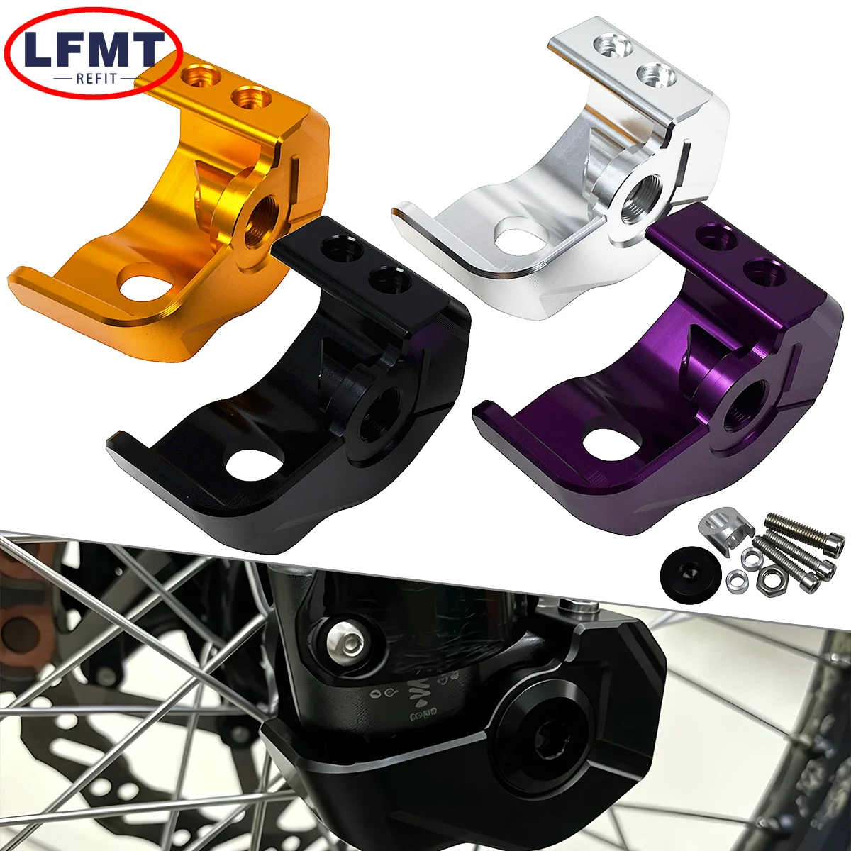 Für Sur Ron Ultra Bee Elektro-Dirtbike Geschmiedeter Schutz für die untere Gabelschuhhalterung für Sur-ron Ultrabee Motorrad CNC-Teile