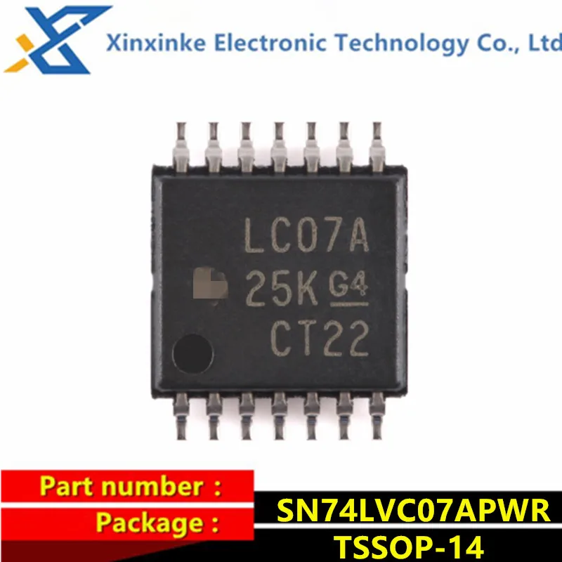 

20PCS SN74LVC07APWR TSSOP-14 Buffers & Line Drivers Hex w/ HV Output Logic ICs Brand New Original