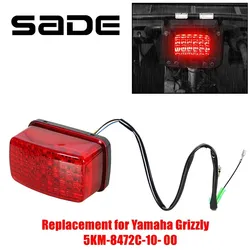 ATV LED Tail Light Brake Stop Light For Yamaha Grizzly Banshee Blaster Rear Taillight Replacement for 5KM‑8472C‑10‑00