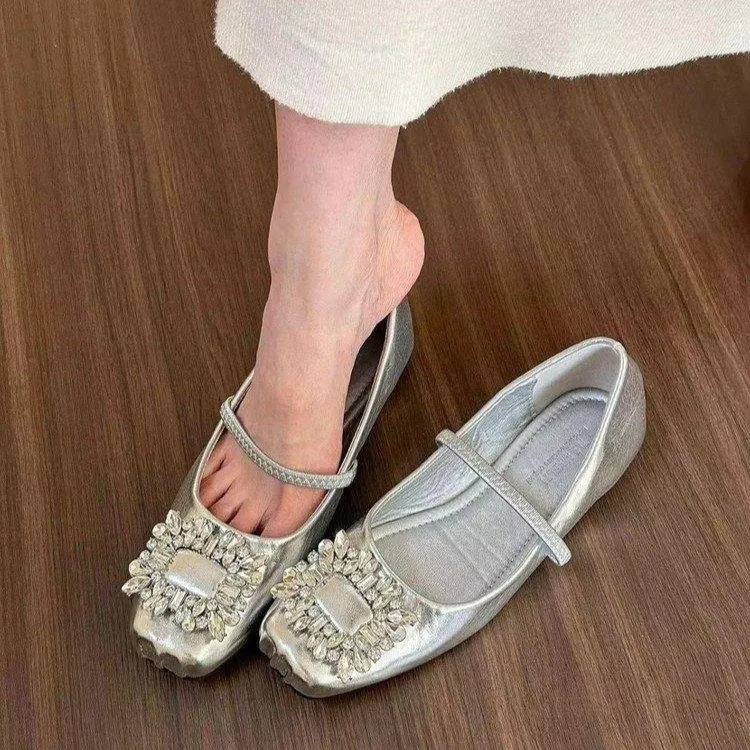 Mocassini donna Luxury Ballet Dance Shoes New Fashion Summer 2024 Flats Walking Shoes Trend Dress Shallow leggero traspirante