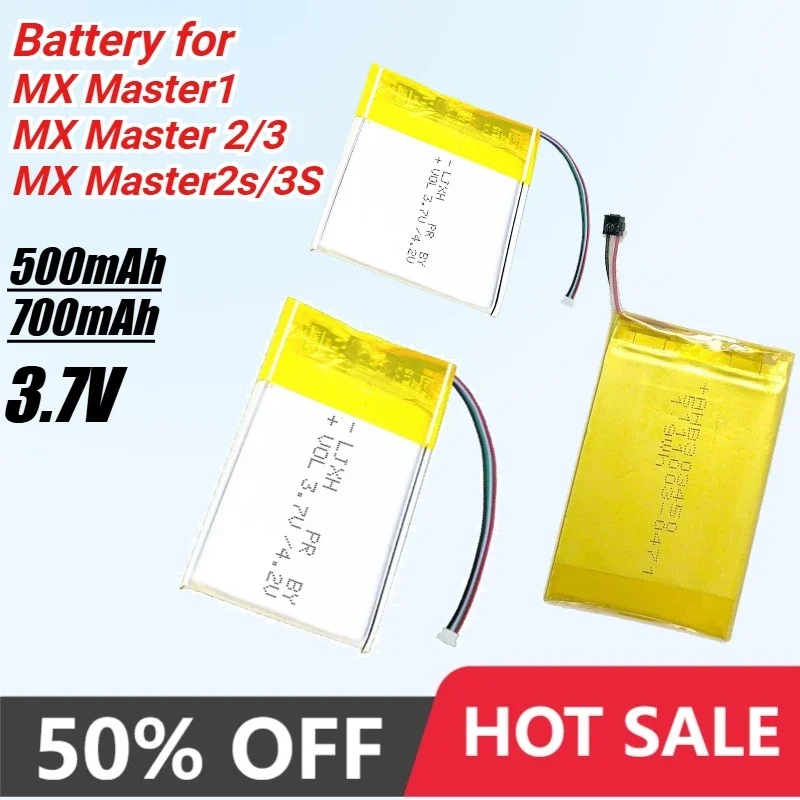

Replacement Mouse Battery for Logitech MX Master1 MX Master 2 MX Master 3 Master2s Master 3S High Capacity Bateria