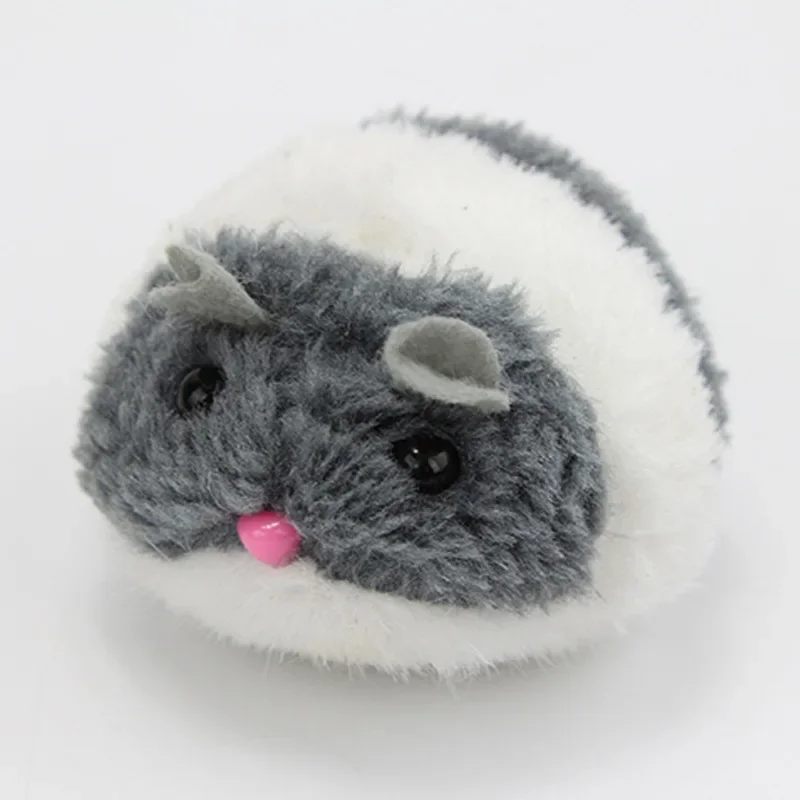 1PC Pluche Kattenspeelgoed Grappig Hondenspeelgoed Schudbeweging Kleine Muis Rat Kitten Kat Interactief Speelgoed Bont Dierbenodigdheden Geschenken voor kat