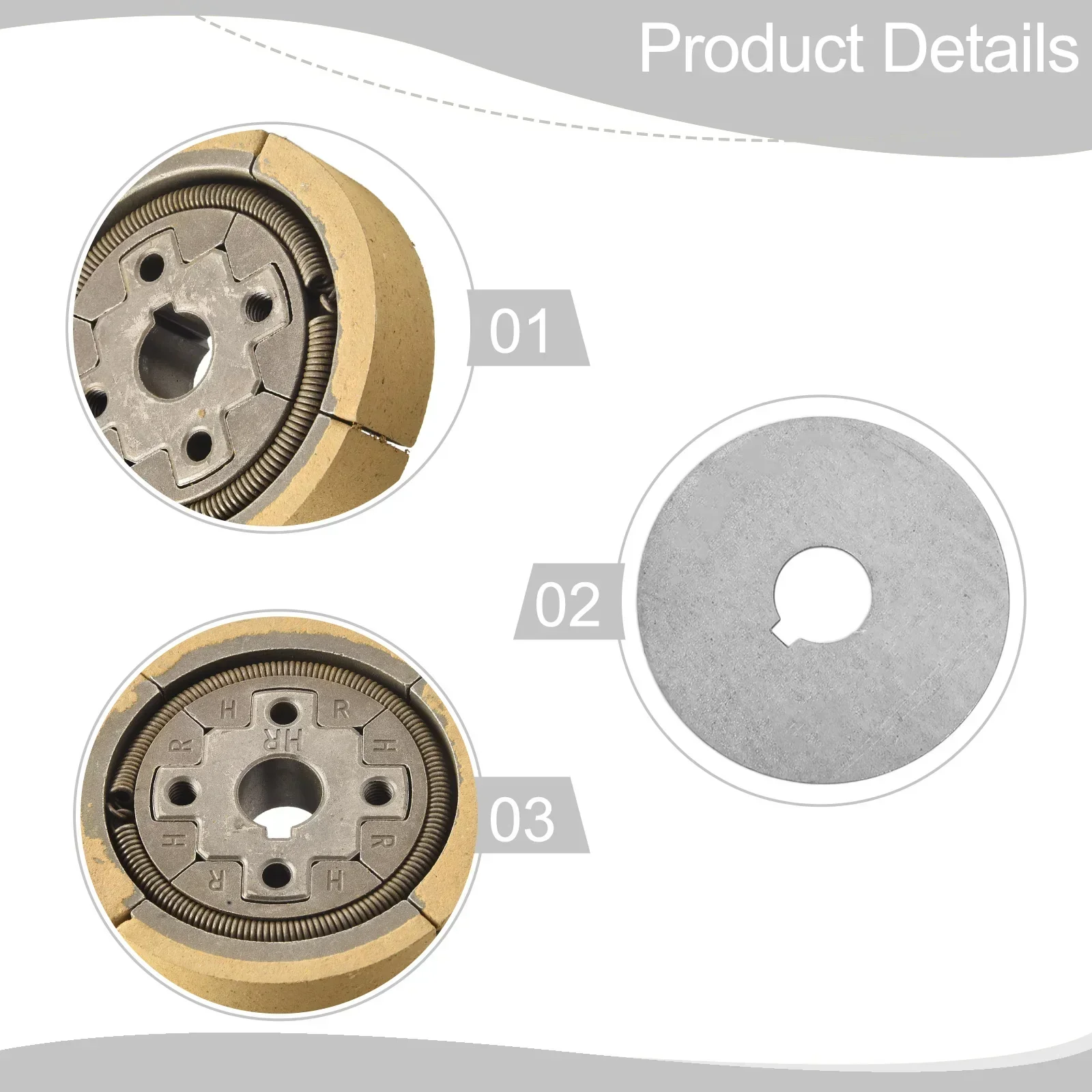 Clutch For Robin EH12 EH12-2D/2B For MIKASA MT-72FW Engine Motor Generator 15*80 Mm Long-lasting Performance