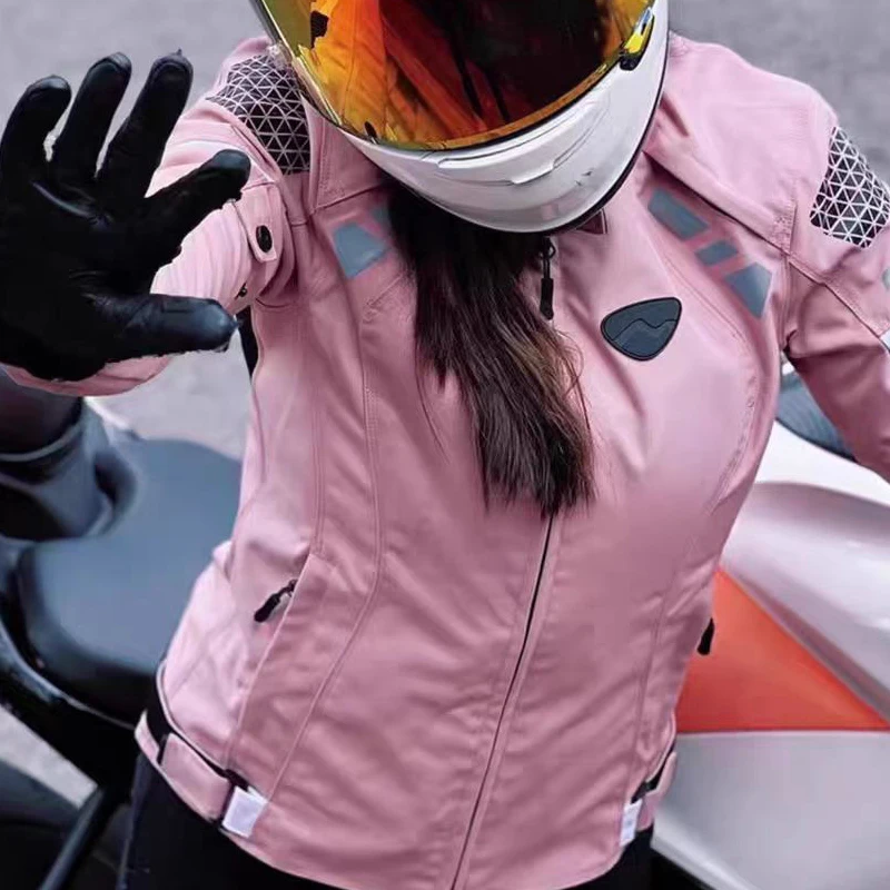 

Women Motocross Jacket Outdoor Road Summer Motorcycle Riding Jacket Cycling Jacket Outdoor Sports Tops Abrasion