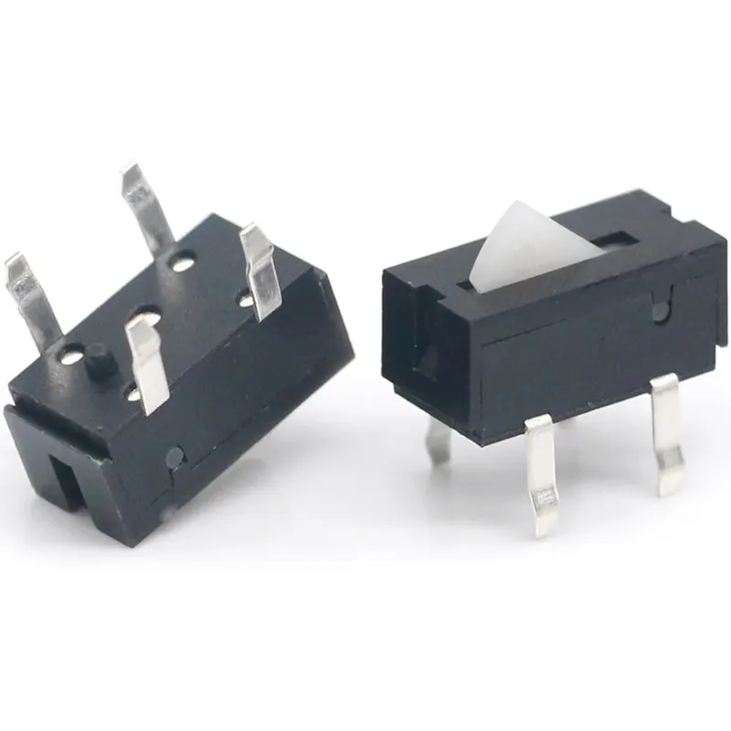 200pcs MS-08C1 column triangular foot stroke limit, vertical four-pin plug-in, reset detection micro switch