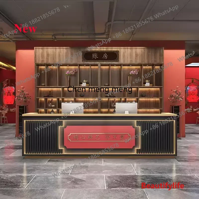 

Стойка ресепшн 03A для магазина одежды, современный прилавок, элитная мебель для офиса, салона, административная стойка, стойка администратора, ресепшн-деск