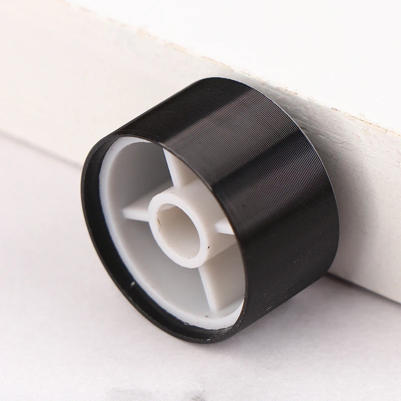 

1Pcs 22x12mm 6mm D-Type Shaft Hole Potentiometer Control Knob For Volume Tone Knobs Black