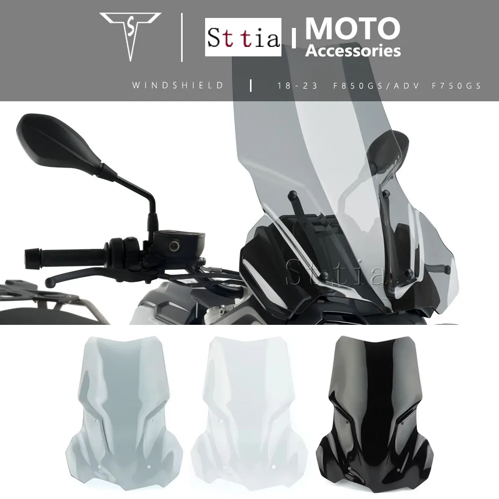 For BMW F750GS F 850 GS ADV 2018-2021 Motorcycle Accessories Windscreen Windshield Wind Deflectors Screen Viser Visor Clear