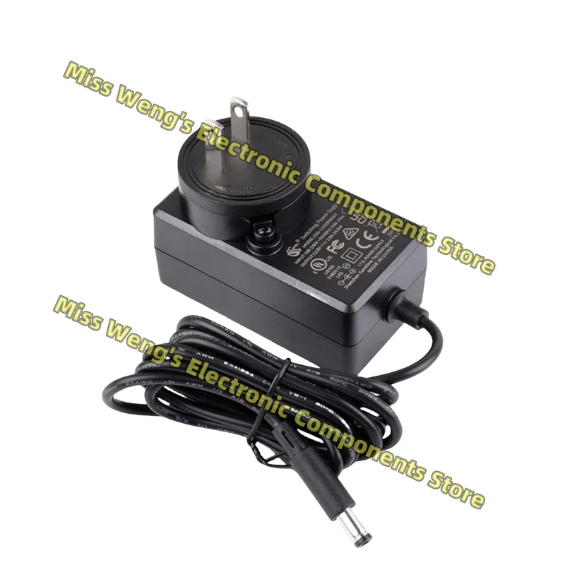 Power adapter DC outer diameter 5.5 inner diameter 2.1 socket charging cable 1.2 meters ORD-PSU-12V2A-5.5-2.1-US/EU/UK