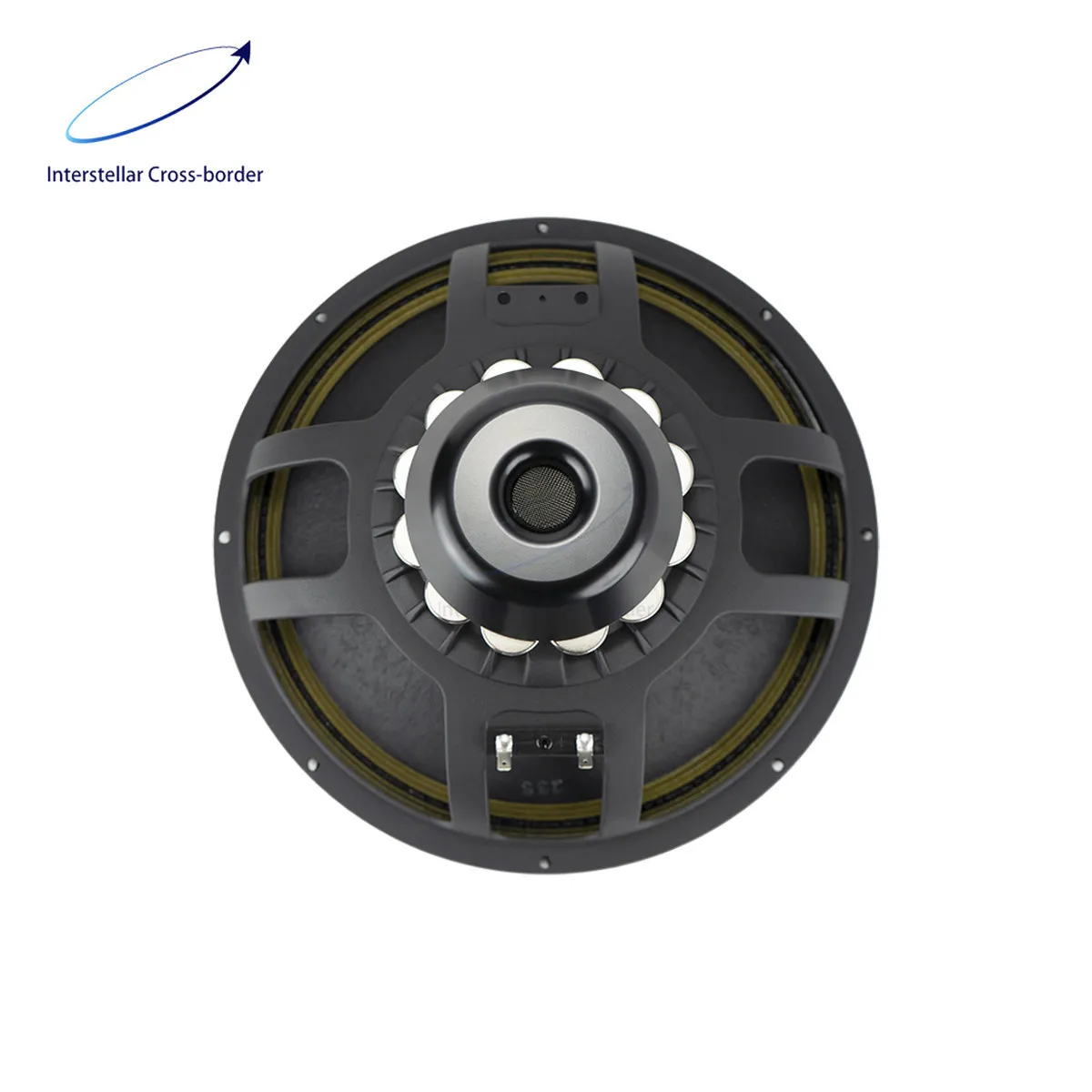 

15-дюймовый сабвуфер для профессионального аудио на открытом воздухе - импортный бумажный диффузор, аэрокосмический неодимовый магнит, улучшает чёткость басов