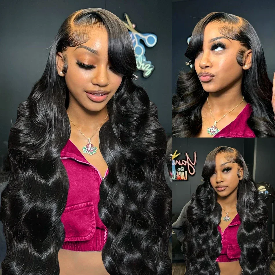 

Lumiere Glueless Easy To Wear Pre Plucked Human Body Wave Hair Wig 13x4 HD Transparent Upgrade Pre Cut Ready To Go Lace Wig