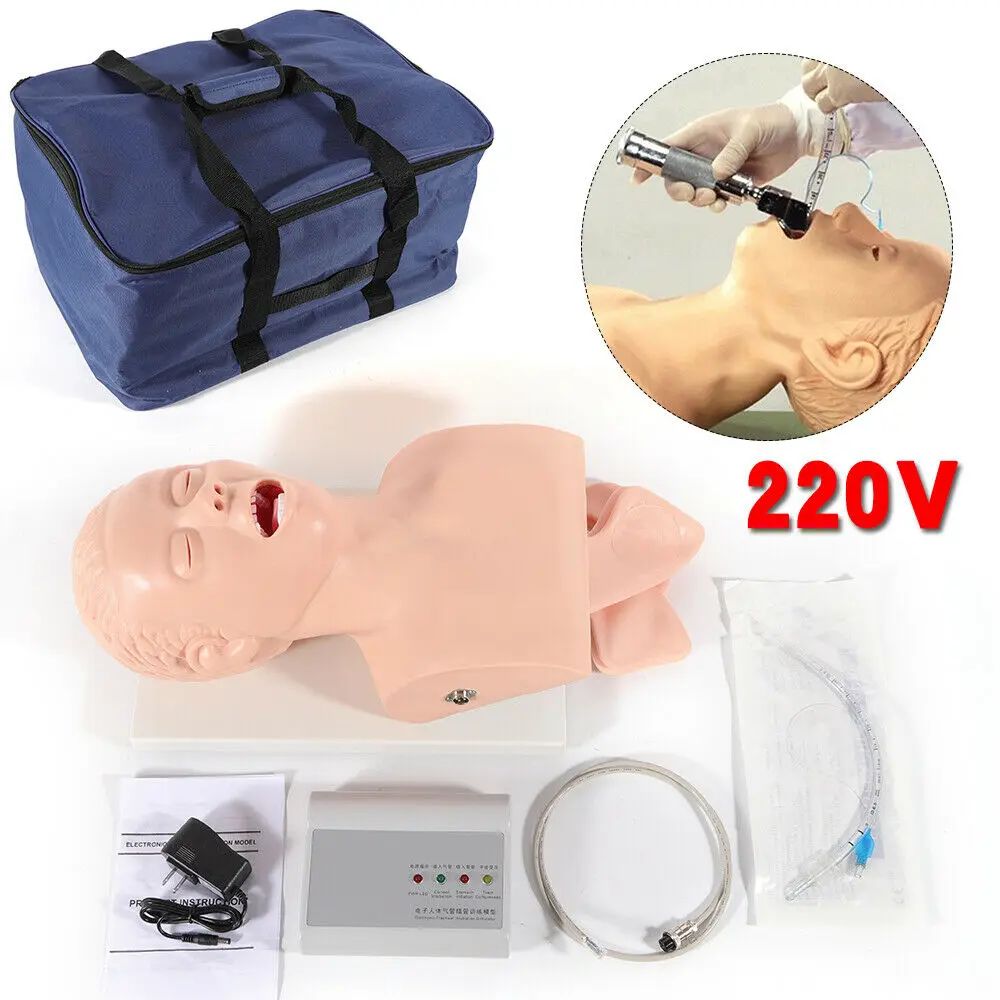 Human Electronic Tracheal Intubation Training Model 220V