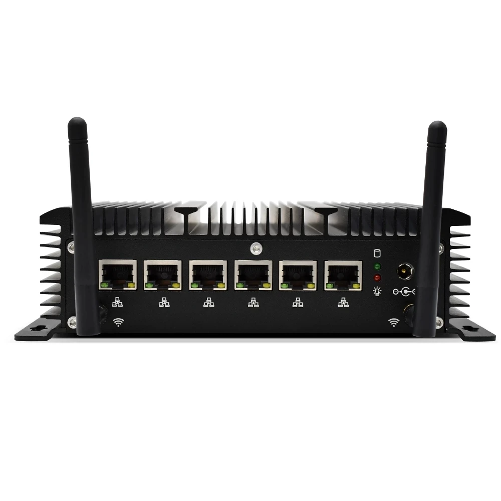 Picture 6: Fanless 6xLan Mini PC Firewall Appliance/Proxmox Mini Server/Thin Client Host Core i7-10510U 8569U i5-10210U DB9 RS232 4G SIM