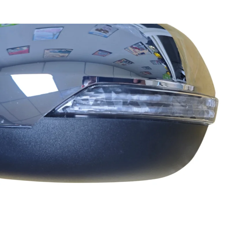High Quality GLOBAL PANDA Chrome Side Mirror With LED Turn Signal Fits Mitsubishi L200 2019 Pajero Sport Triton