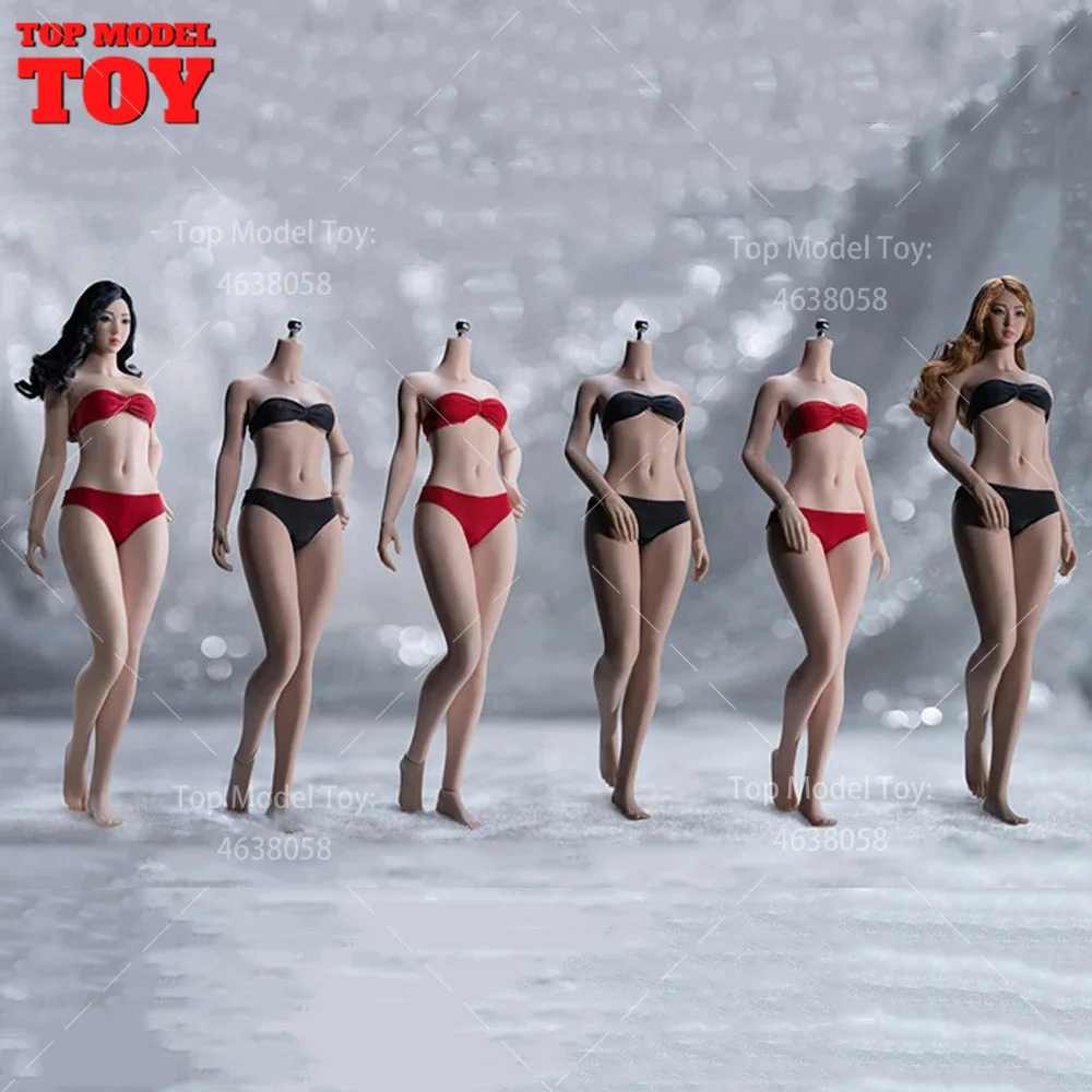 

PLSB2021-S46A S47A 1/6 Scale Female Body Small Bust Seamless Body 12'' Pale/Suntan Super Flexible TBL Action Figure Dolls