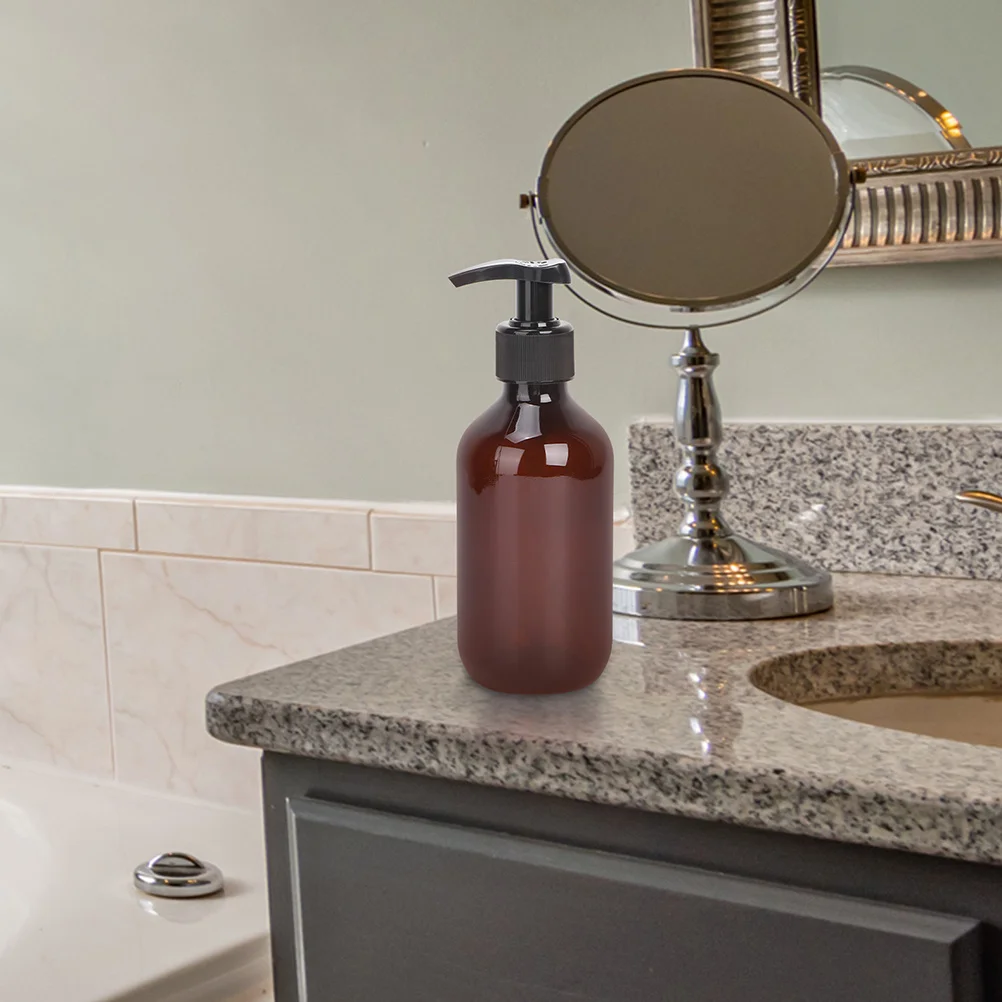 

5Pcs 500Ml Press Bottle Lightweight Reusable Travel Emulsion Bottle for Lotion Shower Gel Dispenser Sub Packaging