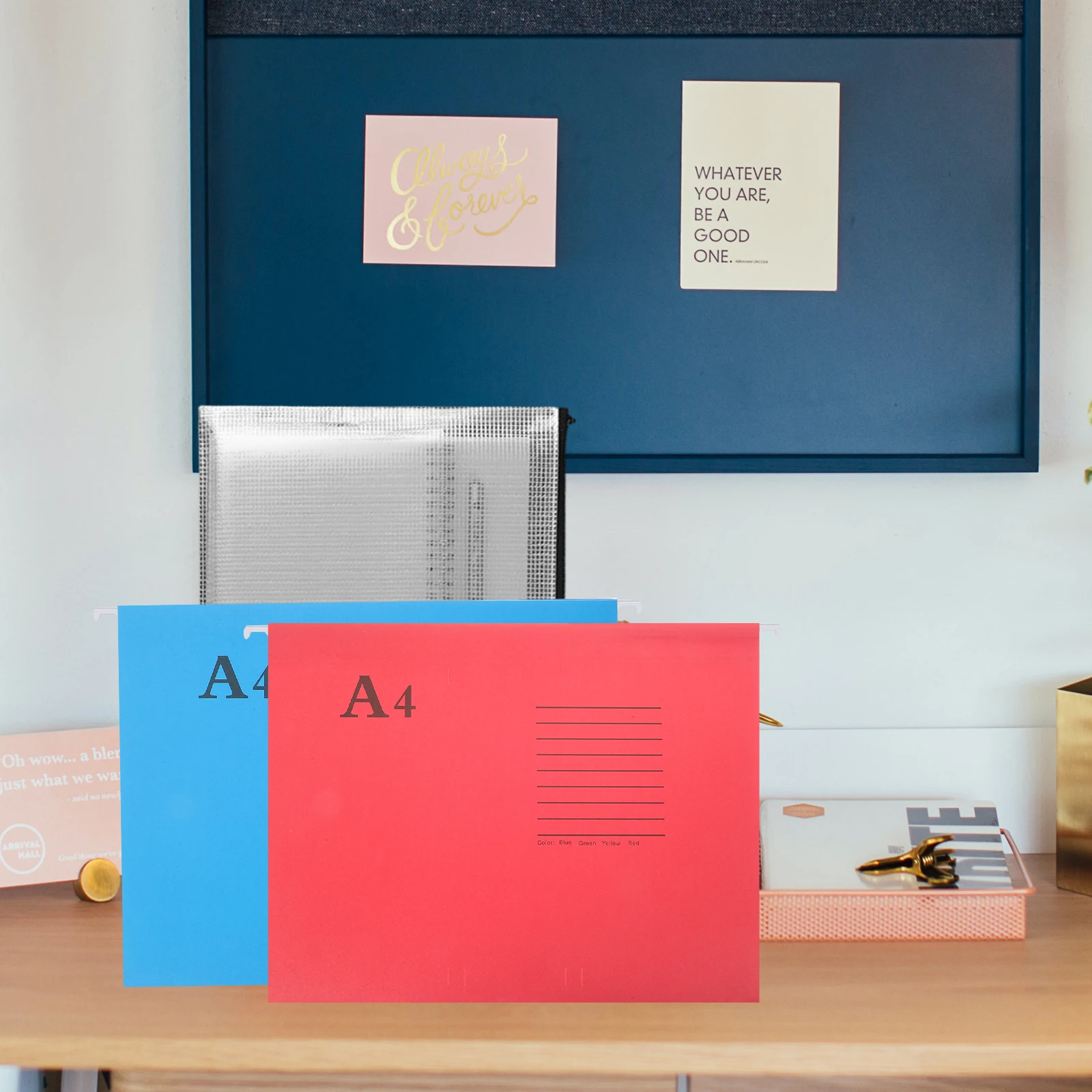 

10 Pcs A4 Size Paper File Folders Bright Color Hanging Files for Home Office Ideal for Documents Storage Organization