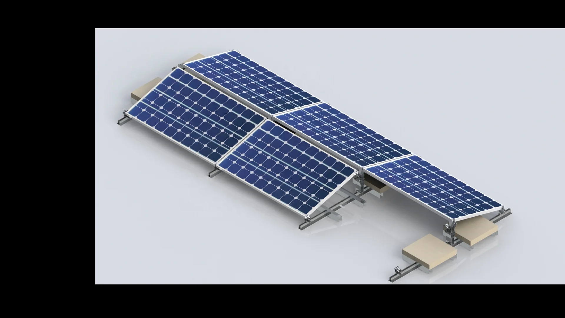 Adjustable Tilt Roof Mounting Panel Tilt Roof Trapezoidal Module Tin Roof Structure Solar Mounting Brackets