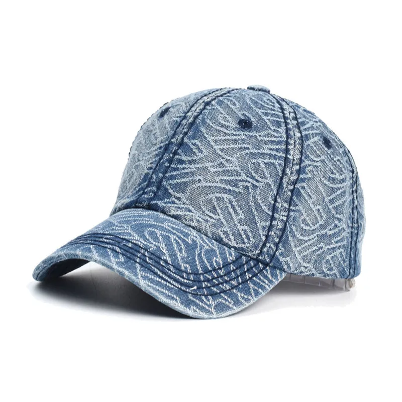 

Plaid skin washed cotton sports hip hop snapbacks Trucker hats Men women solid denim baseball cap fishing gorras