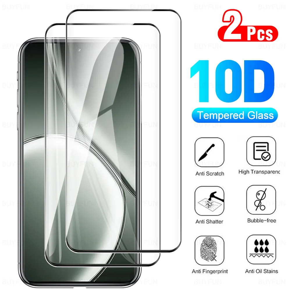 2pcs Screen protector For Realme GT 6T GT6 T GT6T Full glue curve tempered glass realmi GT Neo6 GTNeo6 phone protectve glass