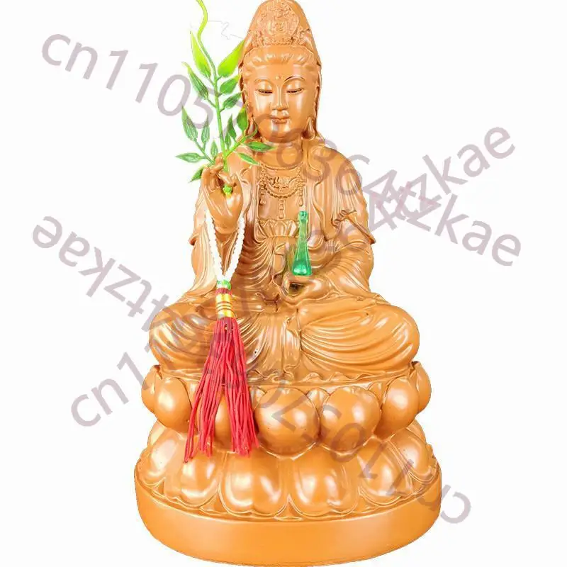 

6”Goddess Kuan Yin Statue Good Lucky Wealth Sculpture Fengshui Guan Yin Buddha