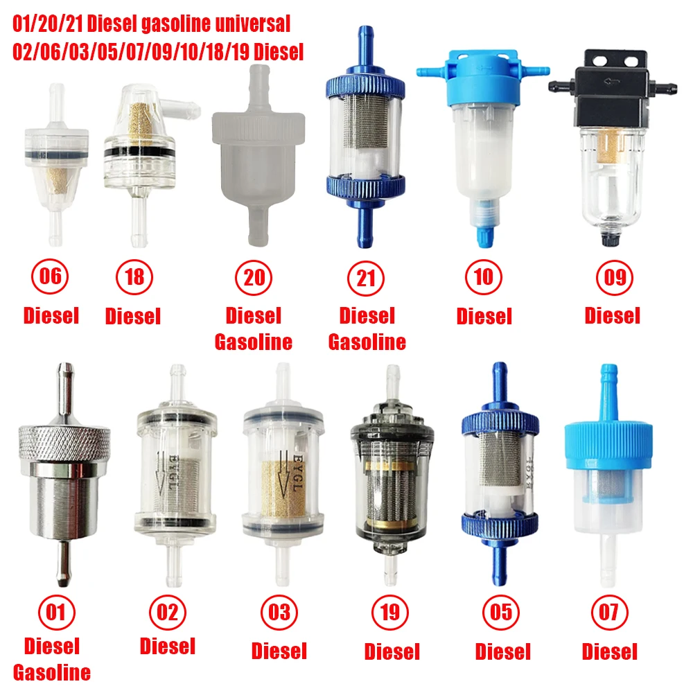 1PCS Universal Air Diesel Filter Parking Heater Parts Replacement Fuel Oil Filter Fit Truck Bus Caravan Boat Auto Trailers