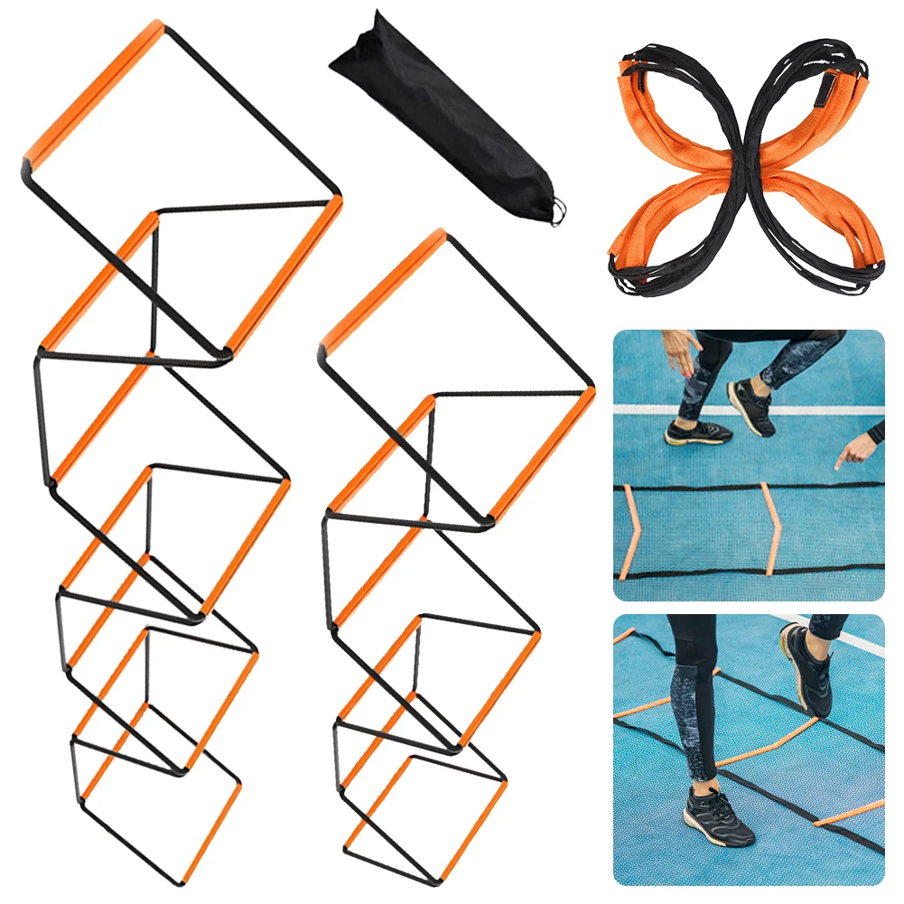 Dual-Purpose Soccer Training Jump Ladder Multifunctional Agility Ladder Speed Training Coordination Footwork Football Equipment