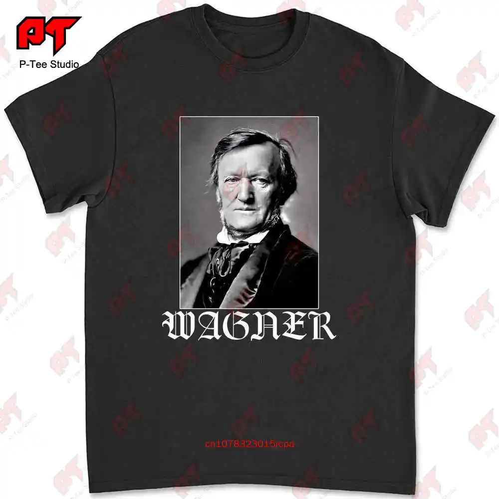 Camiseta con notas musicales de Richard Wagner, 321X